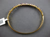 4.53CT DIAMOND & AAA RUBY & SAPPHIRE 14KT YELLOW GOLD FUN CUFF BANGLE BRACELET