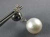 EXTRA LARGE SOUTH SEA & TAHITIAN PEARL 18KT WHITE GOLD CLASSIC HANGING EARRINGS