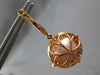 1.84CT DIAMOND & AAA RHODOLITE & PINK SOUTH SEA PEARL 18KT ROSE GOLD 3D EARRINGS