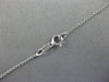 .49CT DIAMOND & AAA MOTHER OF PEARL 14K WHITE GOLD CLASSIC MOON FLOATING PENDANT