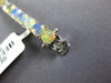 ESTATE 8.51CT DIAMOND & AAA OPAL 14KT WHITE GOLD 3D CLASSIC TENNIS BRACELET
