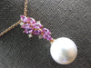 1.1CT DIAMOND & PINK SAPPHIRE & SOUTH SEA PEARL 18K ROSE GOLD MULTI LEAF PENDANT