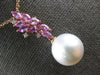 1.1CT DIAMOND & PINK SAPPHIRE & SOUTH SEA PEARL 18K ROSE GOLD MULTI LEAF PENDANT