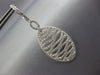 LARGE 2.0CT DIAMOND 14KT WHITE GOLD MULTI ROW MULTI WAVE HANGING EARRINGS #26740