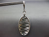 LARGE 2.0CT DIAMOND 14KT WHITE GOLD MULTI ROW MULTI WAVE HANGING EARRINGS #26740