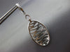 LARGE 2.0CT DIAMOND 14KT WHITE GOLD MULTI ROW MULTI WAVE HANGING EARRINGS #26740