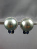 1.19CT DIAMOND & AAA SAPPHIRE & TAHITIAN PEARL 18KT WHITE GOLD CLIP ON EARRINGS