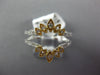 .37CT DIAMOND 14K 2 TONE GOLD 3D FILIGREE MARQUISE SHAPE INSERT ANNIVERSARY RING