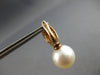 LARGE 1.12CT DIAMOND & SOUTH SEA PEARL 18KT ROSE GOLD MULTI ROW HUGGIE EARRINGS