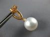 2.39CT DIAMOND & AAA MORGANITE & SOUTH SEA PEARL 18KT ROSE GOLD HANGING EARRINGS