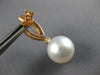 2.39CT DIAMOND & AAA MORGANITE & SOUTH SEA PEARL 18KT ROSE GOLD HANGING EARRINGS