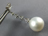 1.45CT DIAMOND & AAA SOUTH SEA PEARL 18KT WHITE GOLD 3D JOURNEY HANGING EARRINGS