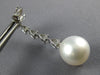 1.45CT DIAMOND & AAA SOUTH SEA PEARL 18KT WHITE GOLD 3D JOURNEY HANGING EARRINGS