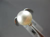 ESTATE .03CT DIAMOND & AAA SOUTH SEA PEARL 14KT WHITE GOLD 3D CLASSIC CROWN RING