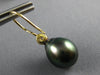 .20CT DIAMOND & TAHITIAN PEARL 18K YELLOW GOLD TEAR DROP ETOILE HANGING EARRINGS