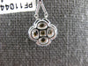 LARGE 1.13CT WHITE & FANCY YELLOW DIAMOND 14KT 2 TONE GOLD CLOVER FLOWER PENDANT