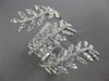 ESTATE EXTRA LARGE .98CT DIAMOND 18KT WHITE GOLD MULTI LEAF CRISS CROSS FUN RING