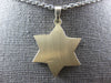 .42CT DIAMOND 14KT YELLOW GOLD 3D DOUBLE PLATED STAR OF DAVID FLOATING PENDANT