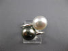 ESTATE AAA TAHITIAN PEARL & SOUTH SEA PEARL 14K WHITE GOLD CRISS CROSS LOVE RING