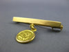 ANTIQUE 18KT YELLOW GOLD 3D CLASSIC ANGEL SAFETY PIN #26756