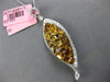 5.58CT WHITE & INTENSE FANCY YELLOW DIAMOND 18K 2 TONE GOLD 3D TEAR DROP PENDANT
