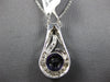 1.80CT DIAMOND & AAA AMETHYST 14KT WHITE GOLD 3D ROUND FILIGREE FLOATING PENDANT