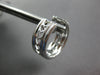 1.61CT DIAMOND 18KT WHITE GOLD 3D 3 ROW MULTI HEART HUGGIE HOOP HANGING EARRINGS