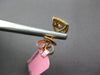 .66CT WHITE & PINK DIAMOND 18KT ROSE GOLD 3D PRINCESS & ROUND HALO STUD EARRINGS
