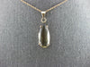 LARGE 3.50CT AAA SMOKY TOPAZ 14K ROSE GOLD 3D TEAR DROP SOLITAIRE PENDANT #26768