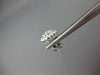 1.0CT DIAMOND 14KT WHITE GOLD 3D CLUSTER FLOWER FILIGREE CLASSIC STUD EARRINGS