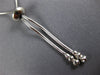 ESTATE LONG 1.01CT DIAMOND 18KT WHITE GOLD 3D ROUND & BAGUETTE CLUSTER BRACELET