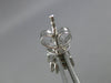 .46CT DIAMOND 18KT WHITE GOLD 3D ROUND & BAGUETTE INVISIBLE SQUARE STUD EARRINGS