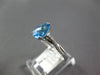 2.07CT DIAMOND & AAA BLUE TOPAZ 18KT WHITE GOLD PEAR SHAPE & ROUND INFINITY RING