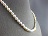 ESTATE LONG AAA SOUTH SEA PEARL 14KT YELLOW GOLD 3D GRADUATING NECKLACE #26753