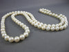 ESTATE LONG AAA SOUTH SEA PEARL 14KT YELLOW GOLD 3D GRADUATING NECKLACE #26753
