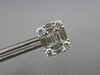 LARGE 2.25CT DIAMOND 18KT WHITE GOLD 3D ROUND & BAGUETTE SQUARE STUD EARRINGS