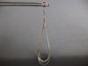 EXTRA LARGE 2.64CT DIAMOND 14KT WHITE GOLD ELONGATED TEAR DROP HANGING EARRINGS