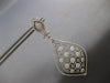EXTRA LARGE 1.93CT DIAMOND 14KT WHITE GOLD MULTI FLOWER CLIP ON HANGING EARRINGS