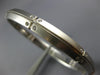 .48CT DIAMOND 18KT WHITE GOLD TIFFANY & CO ETOILE MATTE & SHINY BANGLE BRACELET