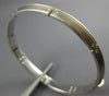 .48CT DIAMOND 18KT WHITE GOLD TIFFANY & CO ETOILE MATTE & SHINY BANGLE BRACELET