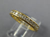 1.10CT DIAMOND 18KT YELLOW GOLD TIFFANY & CO CHANNEL ETERNITY ANNIVERSARY RING