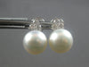 LARGE .60CT DIAMOND & AAA SOUTH SEA PEARL 18KT WHITE GOLD CLIP ON STUD EARRINGS