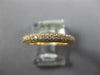 WIDE .91CT DIAMOND 18KT ROSE GOLD 3D 3mm MULTI ROW 3/4 ETERNITY ANNIVERSARY RING