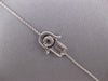 .35CT WHITE & BLACK DIAMOND 18KT WHITE GOLD CLASSIC CHAMSA HAMSA LUCKY BRACELET
