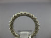 ESTATE 2.75CT DIAMOND 18KT WHITE GOLD ROUND FILIGREE ETERNITY ANNIVERSARY RING