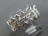 ESTATE WIDE 3.0CT DIAMOND PLATINUM 3D MARQUISE SHAPE ETERNITY ANNIVERSARY RING