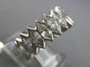 ESTATE WIDE 3.0CT DIAMOND PLATINUM 3D MARQUISE SHAPE ETERNITY ANNIVERSARY RING