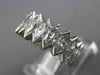 ESTATE WIDE 3.0CT DIAMOND PLATINUM 3D MARQUISE SHAPE ETERNITY ANNIVERSARY RING