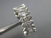 ESTATE WIDE 3.0CT DIAMOND PLATINUM 3D MARQUISE SHAPE ETERNITY ANNIVERSARY RING