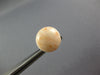 ESTATE AAA PINK OPAL 18KT YELLOW GOLD 3D CLASSIC ROUND CLIP ON EARRINGS